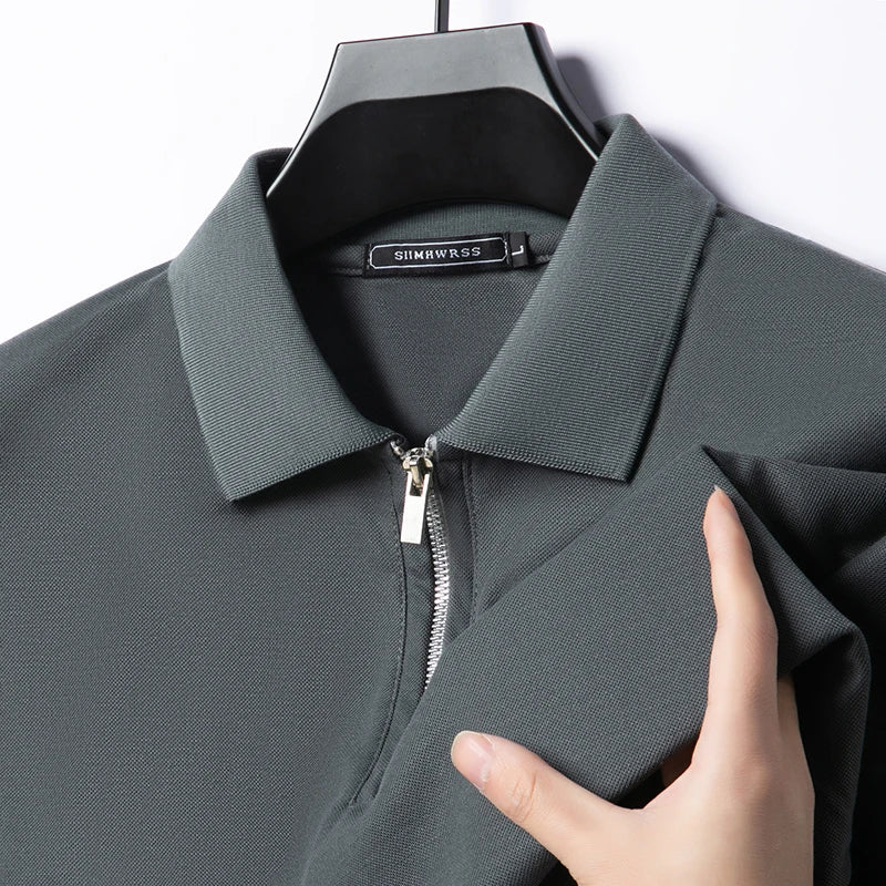 Men's Slim Fit T-Shirt-Zip 