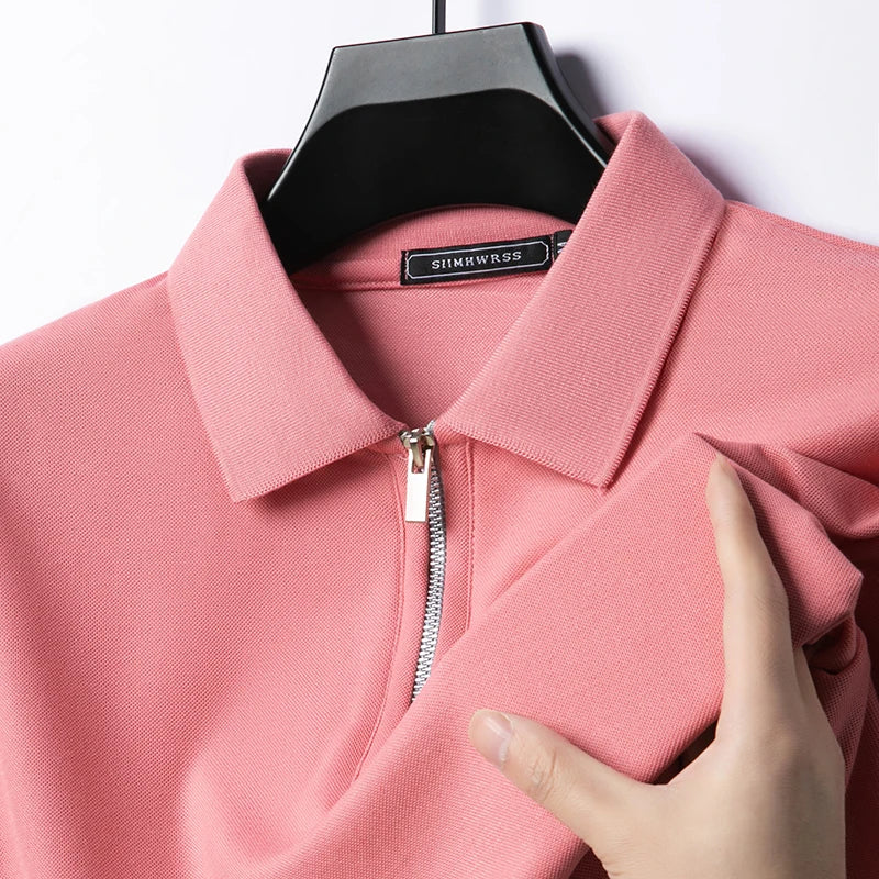 Men's Slim Fit T-Shirt-Zip 