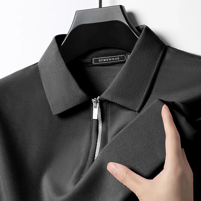 Men's Slim Fit T-Shirt-Zip 