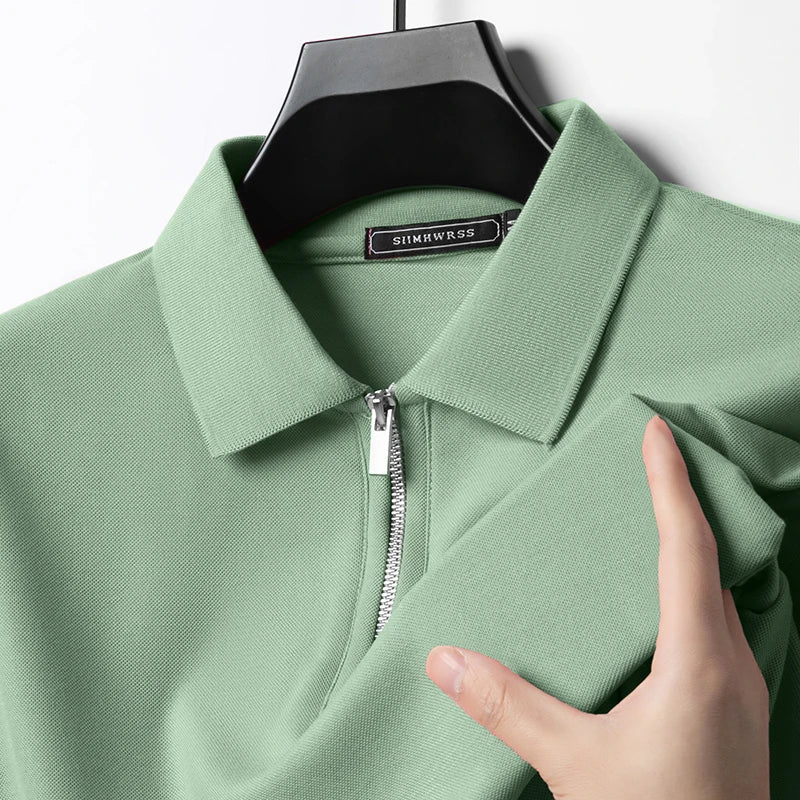 Men's Slim Fit T-Shirt-Zip 